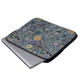 Doodle-Bugs auf Schiefergrau Laptopschutzhülle (Vorne Knopf)