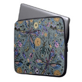 Doodle-Bugs auf Schiefergrau Laptopschutzhülle (Vorderseite Links)