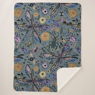 Doodle-Bugs auf Schiefergrau Sherpadecke