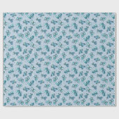 Doodle Bugs Schmetterlinge - blau - nahtloses Must Geschenkpapier (Flach)