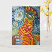 Doodle Cards von Jill Karte (Gelbe Blume)