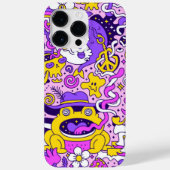 Doodle Cartoon Case-Mate iPhone Case (Rückseite)