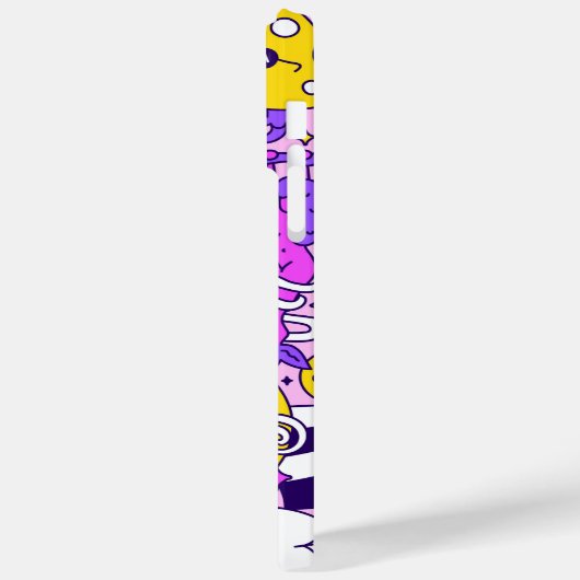 Doodle Cartoon Case-Mate iPhone Hülle (Rückseite / Links)