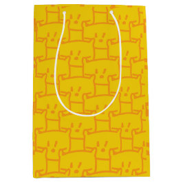 Doodle Cat Mittlere Geschenktüte