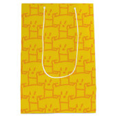 Doodle Cat Mittlere Geschenktüte (Rückseite)