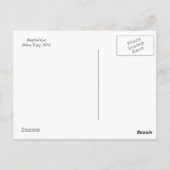 Doodle Cat Postkarte (Rückseite)