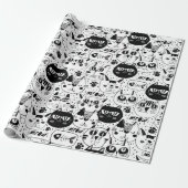 Doodle Cats Geschenkpapier (Ungerollt)