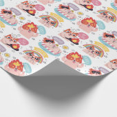 Doodle Cats Wrapping Paper Geschenkpapier (Ecke)