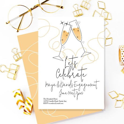 Doodle Celebration Einladung