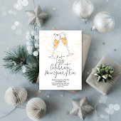 Doodle Celebration New Year's Eve Einladung