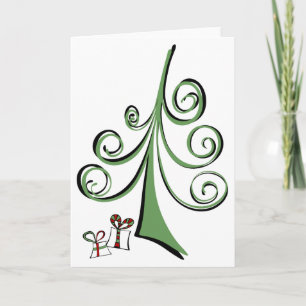 Doodle Christmas Card Feiertagskarte