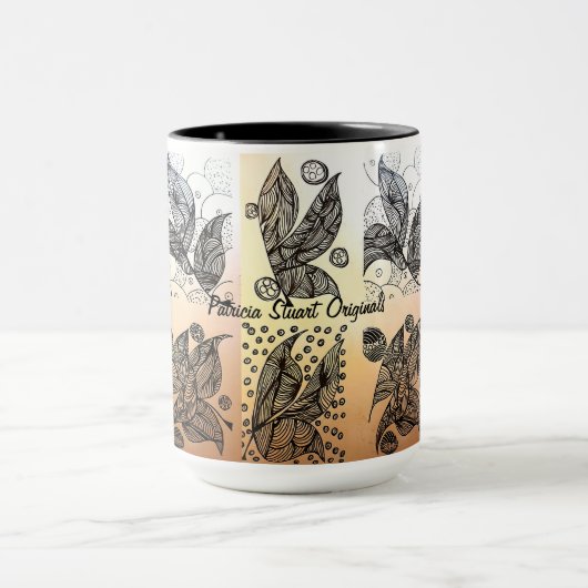 Doodle Coffee Tasse (Zentrum)