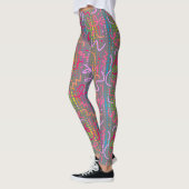 Doodle Color Beads Grau BG Leggings (Links)