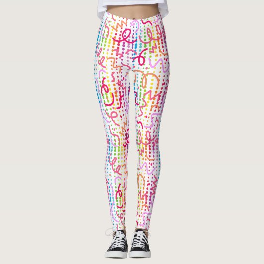 Doodle Color Beads Leggings (Vorderseite)