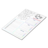 Doodle Daily To Do List Notepad Notizblock (angewinkelt)