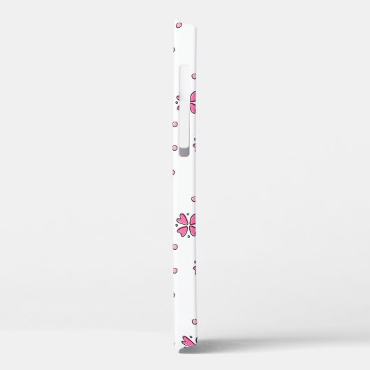 Doodle Daisis and Dots Case-Mate iPhone Hülle (Rückseite / Links)