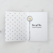 Doodle Daisy und Ladybugs Denken Sie an Sie Karte (Innenseite)