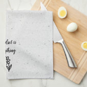 Doodle Daisy und Zitat zu Terrazzo Geschirrtuch (Viertel Falte)