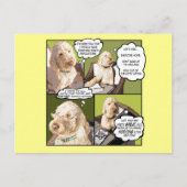 Doodle Days Comic Neujahr Postkarte (Vorderseite)