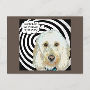 Doodle Days Comicen Fütterte mir Postkarte