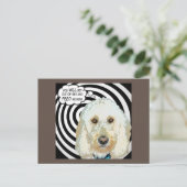 Doodle Days Comicen Fütterte mir Postkarte (Stehend Vorderseite)