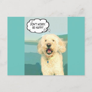 Doodle Days Comicen machen sich keine Sorgen, seie Postkarte