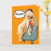 Doodle Days Comics Halloween Karte (Gelbe Blume)