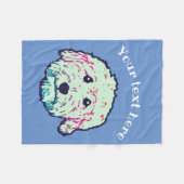 Doodle-Decke - Goldendoodle, Labradoodle-Geschenk Fleecedecke (Vorderseite (Horizontal))