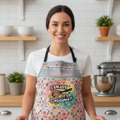 Doodle Delicious Whisk Pastel Art Schürze