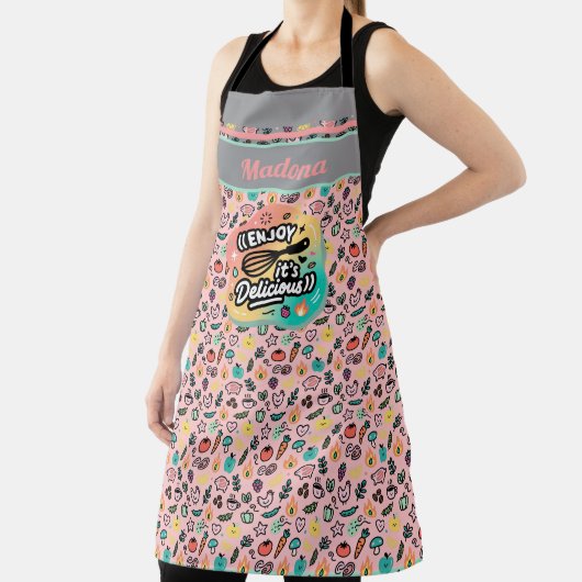 Doodle Delicious Whisk Pastel Art Schürze (InSitu)