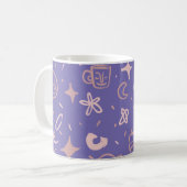 Doodle Delight Kaffeetasse (Vorderseite Links)