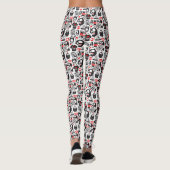 Doodle der Whimsikmonster und Quotes Leggings (Rückseite)