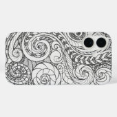 Doodle-Design Case-Mate iPhone Hülle (Rückseite (Horizontal))
