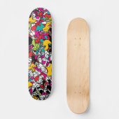 Doodle Design Skateboard (Vorderseite)