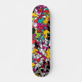 Doodle Design Skateboard (Vorne)