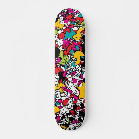 Doodle Design Skateboard (Vorne)