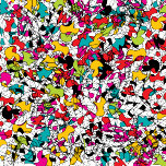 Doodle Design Skateboard<br><div class="desc">Ein farbenfrohes,  doodles Design.</div>