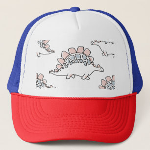 Doodle Dinosaurier: Handgezogener Spaß. Truckerkappe