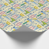 Doodle DIY Tool Collection Geschenkpapier (Ecke)
