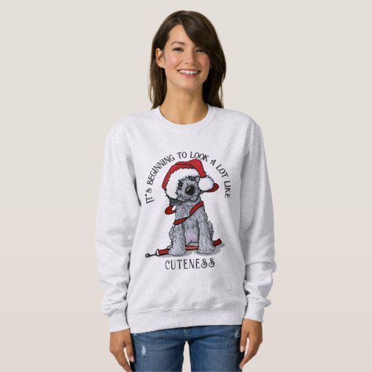 Doodle Dog Christmas Sweatshirt (Vorne ganz)