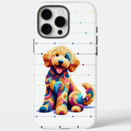 Doodle Dog Liebe iPhone Case