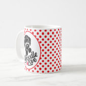Doodle Dog Liebe Kaffeetasse (Vorderseite Links)