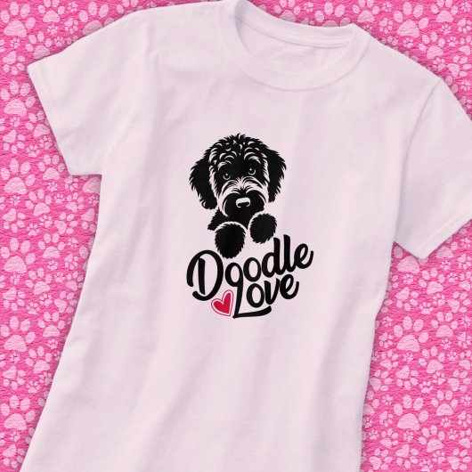 Doodle Dog Liebe T-Shirt