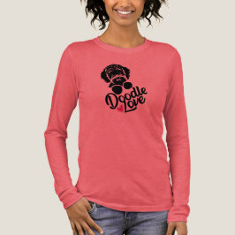 Doodle Dog Liebe Tri-Blend Shirt