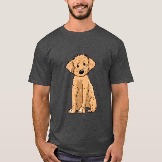 Doodle Dog lustige Freunde T-Shirt (Vorderseite)