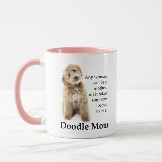 Doodle Dog Mama Tasse (Links)