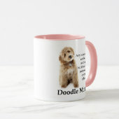Doodle Dog Mama Tasse (VorderseiteRechts)