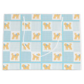 Doodle Dog Niedlich Gelber Spaß Große Geschenktüte (Vorderseite)