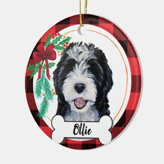 Doodle Dog Ornament (Links)