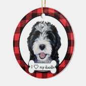 Doodle Dog Ornament (Links)